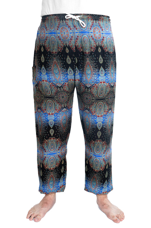 Paisley Pants in Navy