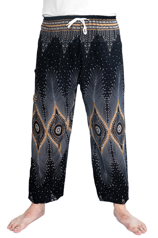 Diamond Peacock Pants in Black